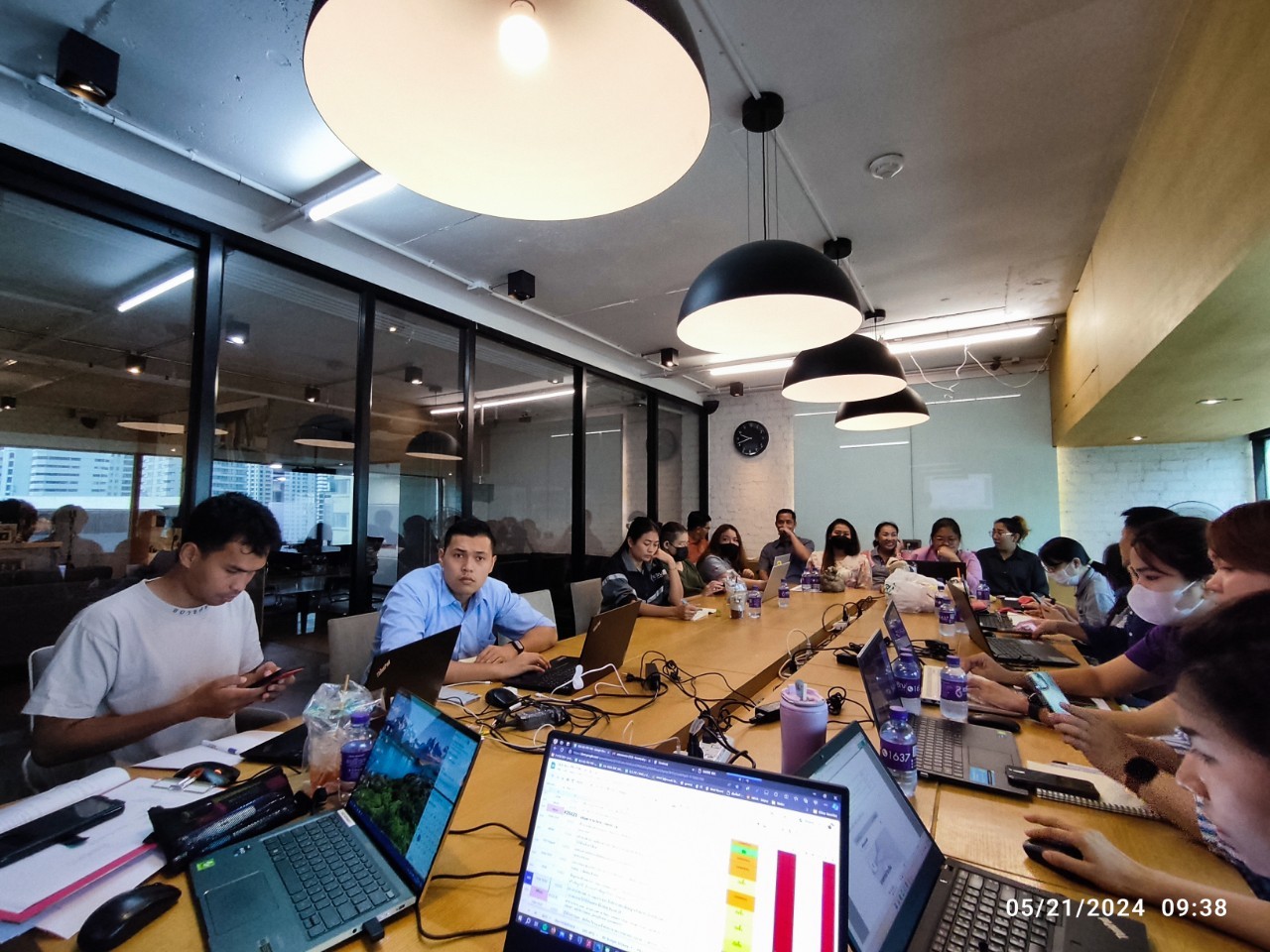 ทีมงาน UAT ระบบ Saeree ERP ที่บริษัท เจริญยิ่ง (8888)