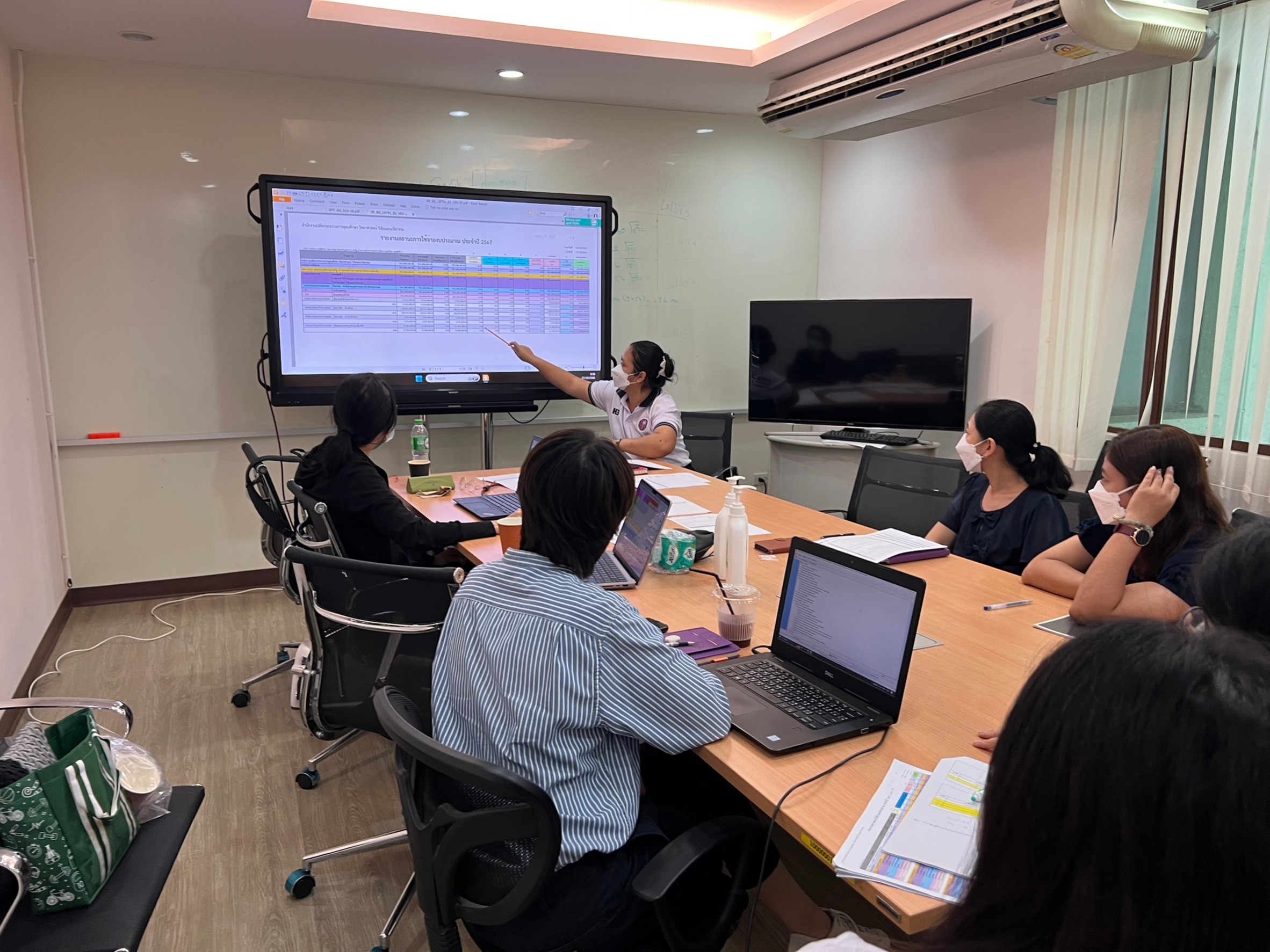 การอบรมระบบ Saeree ERP ที่ สป.อว. — ภาพรวมห้องประชุม