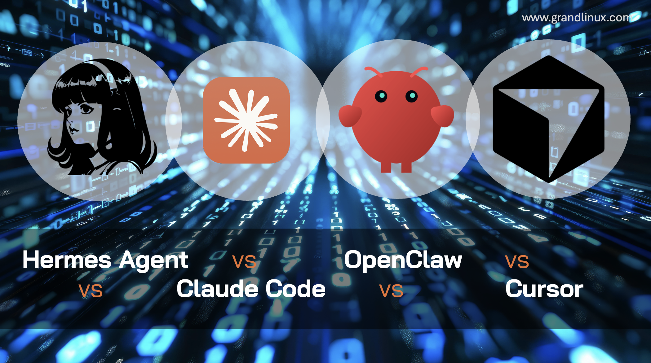 Hermes Agent vs Claude Code vs OpenClaw vs Cursor 2026 comparison