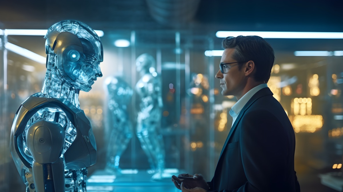 Human conversing with AI — risks of over-trusting AI